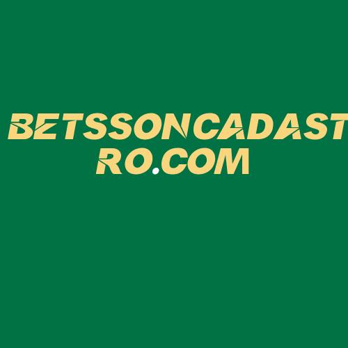 Logo da BETSSONCADASTRO